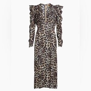 Farm Rio Leopard print Midi Dress